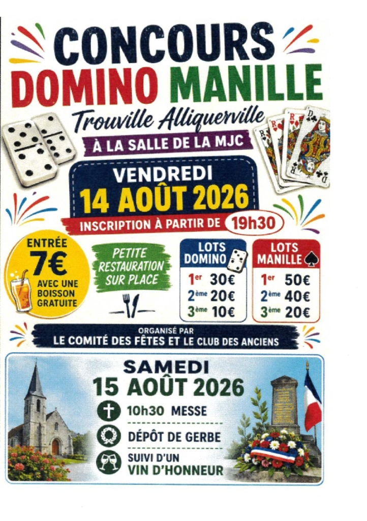 14 ET 15 AOUT 2026
