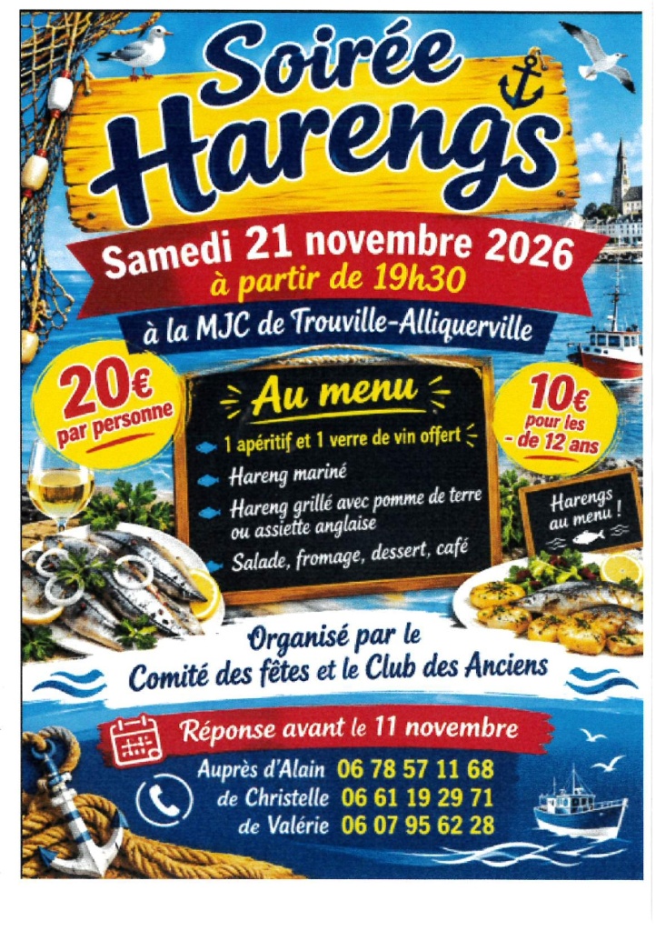 Soirée Harengs